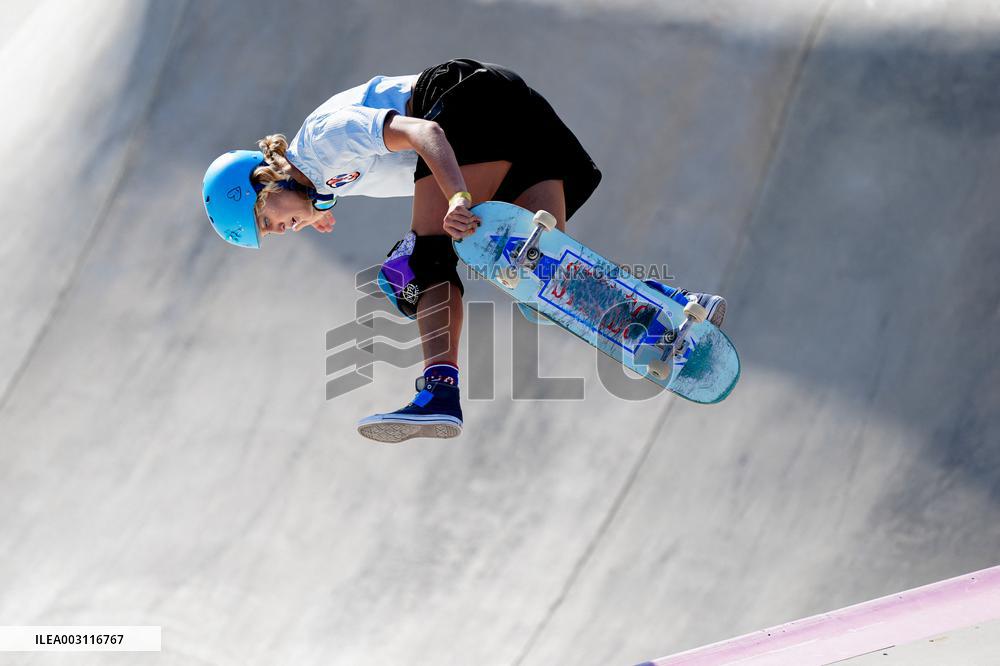 Paris 2024 - Australia’s Arisa Trew Takes Gold In Park Skateboarding
