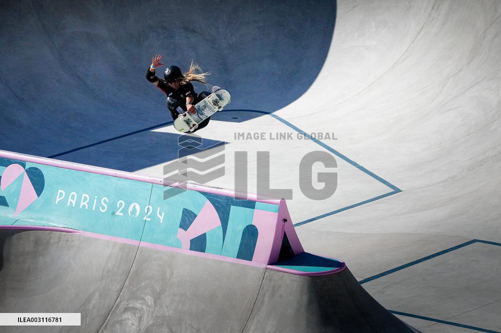 Paris 2024 - Australia’s Arisa Trew Takes Gold In Park Skateboarding