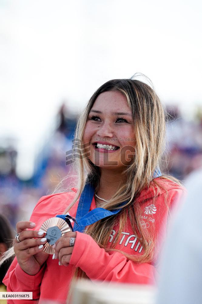 Paris 2024 - Australia’s Arisa Trew Takes Gold In Park Skateboarding