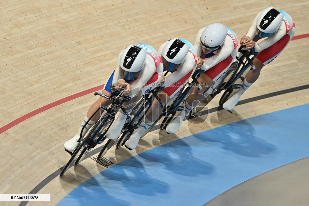 Paris 2024 - Netherlands Take Gold In Men’s Track Cycling Team Sprint