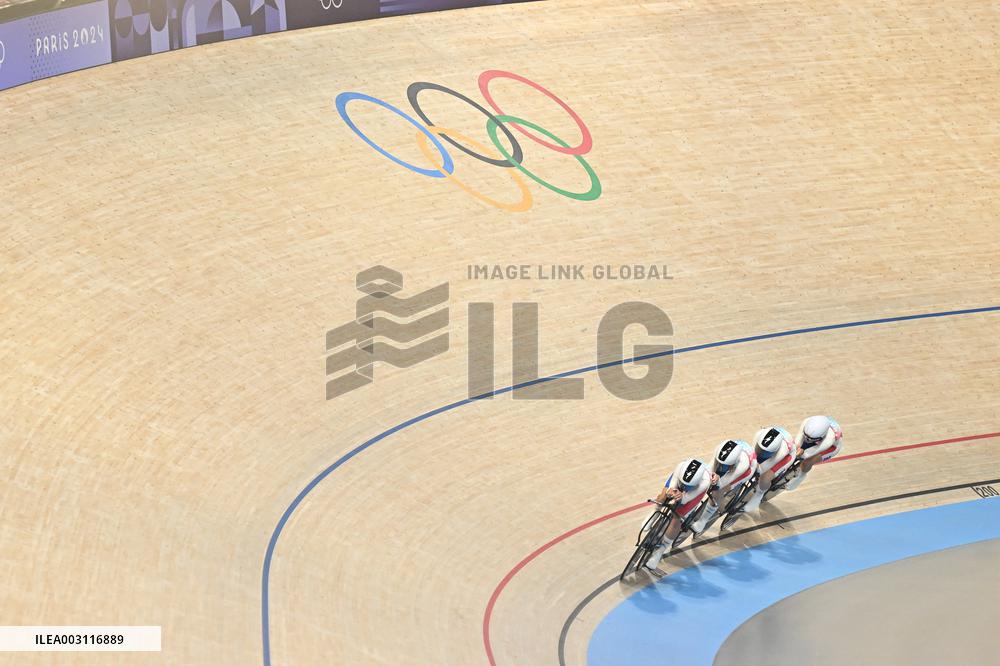Paris 2024 - Netherlands Take Gold In Men’s Track Cycling Team Sprint