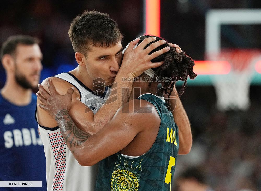 Paris 2024 - Serbia Defeat Australia In Their Basketball Quarter Final