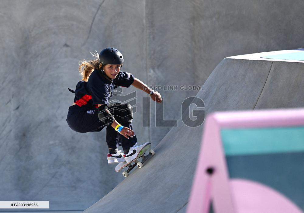 Paris 2024 - Australia’s Arisa Trew Takes Gold In Park Skateboarding