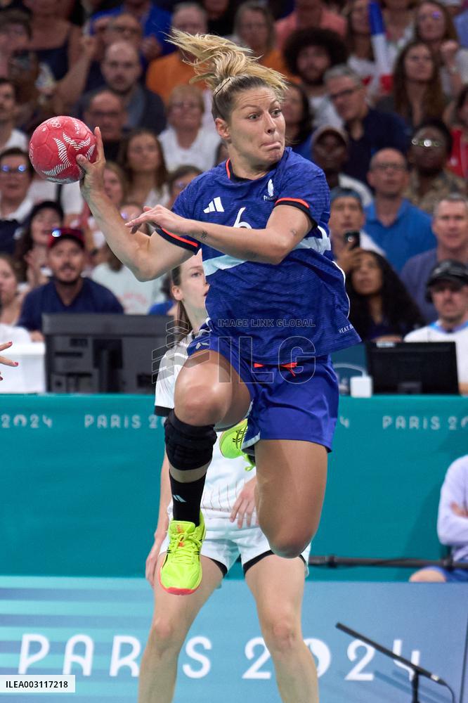Paris 2024 - France Defeat Germany In Women’s Handball Quarter Final