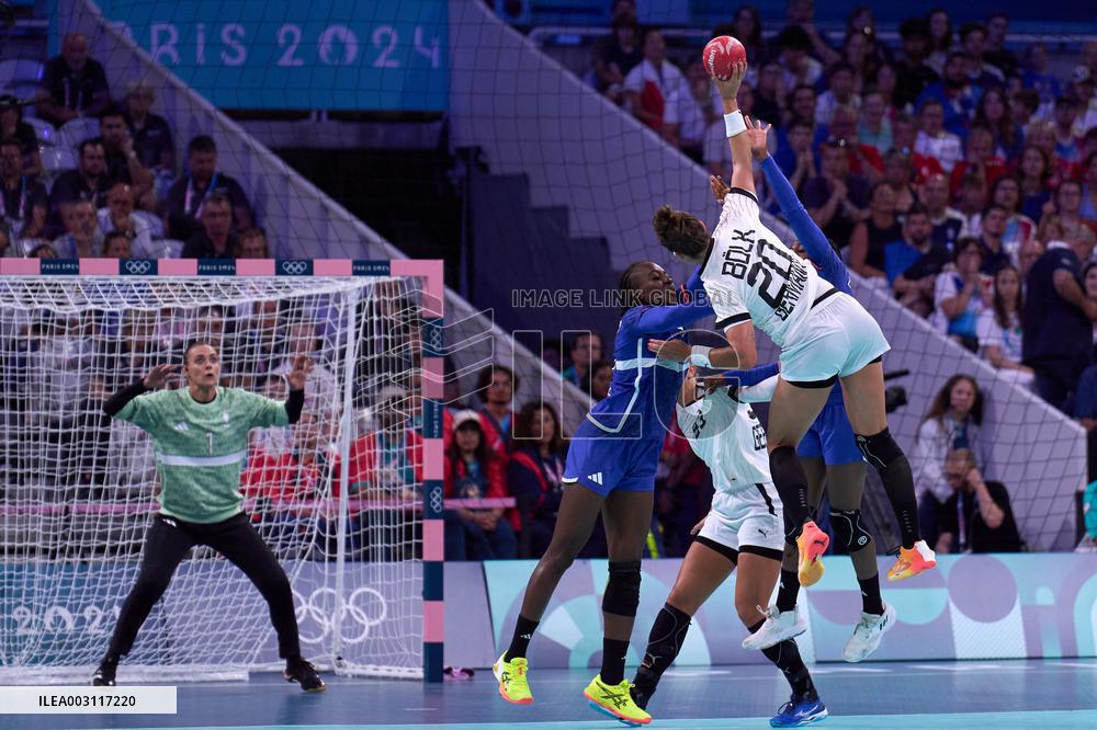 Paris 2024 - France Defeat Germany In Women’s Handball Quarter Final