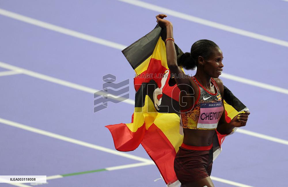 Paris 2024 - Bahrain’s Winfred Yavi Takes Gold And World Record In 3000m Steeple