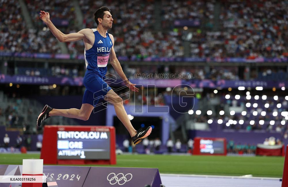 Paris 2024 - Greece’s Miltiadis Tentoglou Takes Gold In Men’s Long Jump