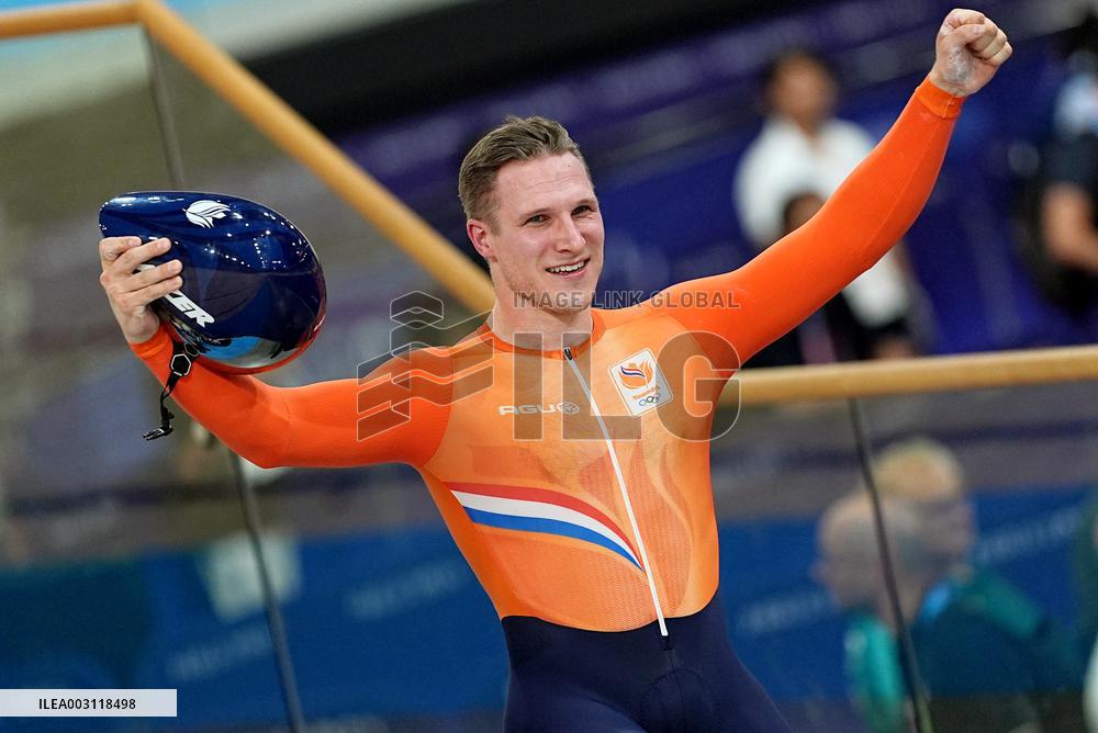Paris 2024 - Netherlands Take Gold In Cycling Track Men's Team Sprint