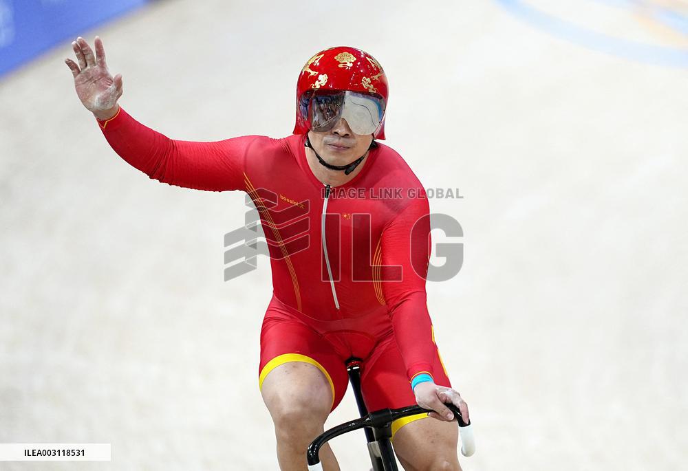 Paris 2024 - Netherlands Take Gold In Cycling Track Men's Team Sprint