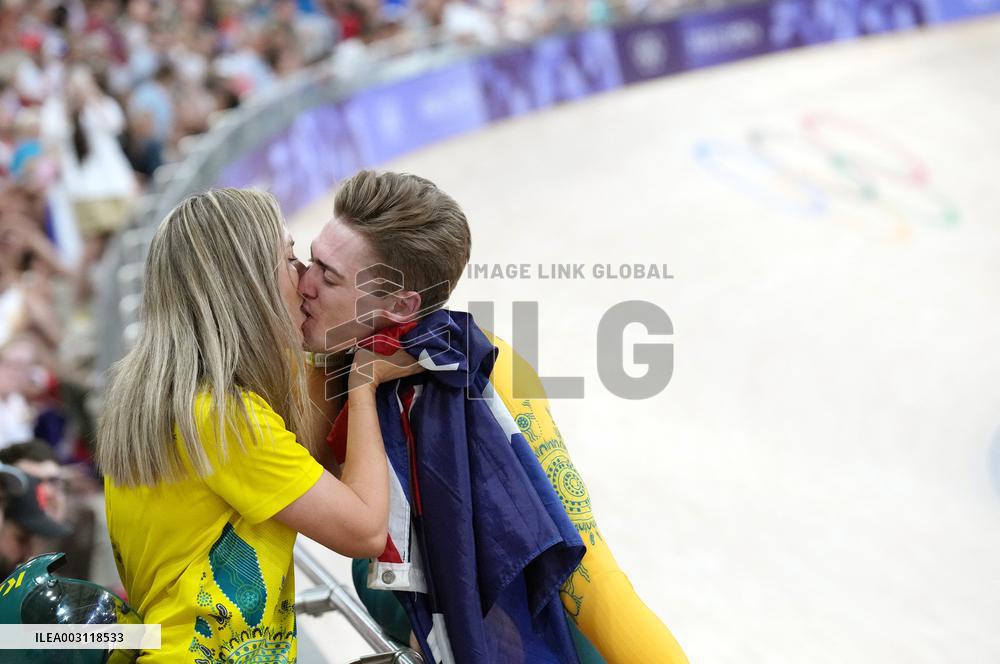 Paris 2024 - Netherlands Take Gold In Cycling Track Men's Team Sprint