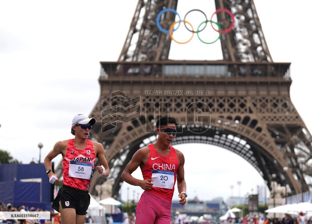 (PARIS2024) FRANCE-PARIS-OLY-ATHLETICS-MARATHON RACE WALK RELAY-MIXED
