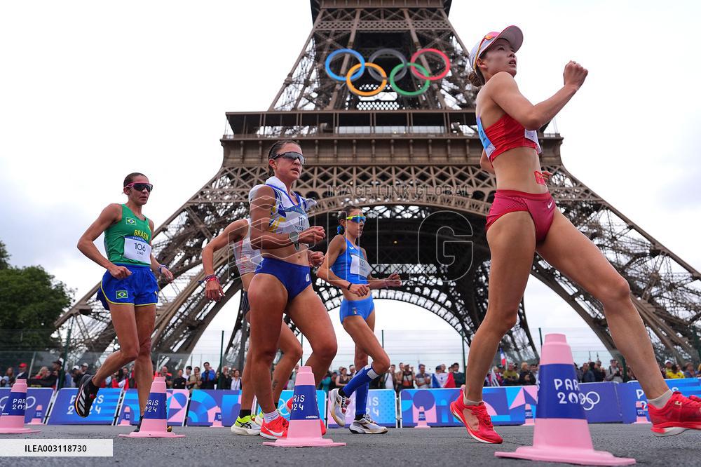 (PARIS2024) FRANCE-PARIS-OLY-ATHLETICS-MARATHON RACE WALK RELAY-MIXED