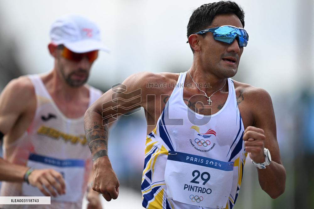 (PARIS2024) FRANCE-PARIS-OLY-ATHLETICS-MARATHON RACE WALK RELAY-MIXED