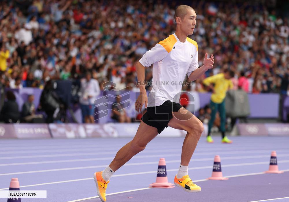 (PARIS2024) FRANCE-PARIS-OLY-ATHLETICS-HIGH JUMP-MEN