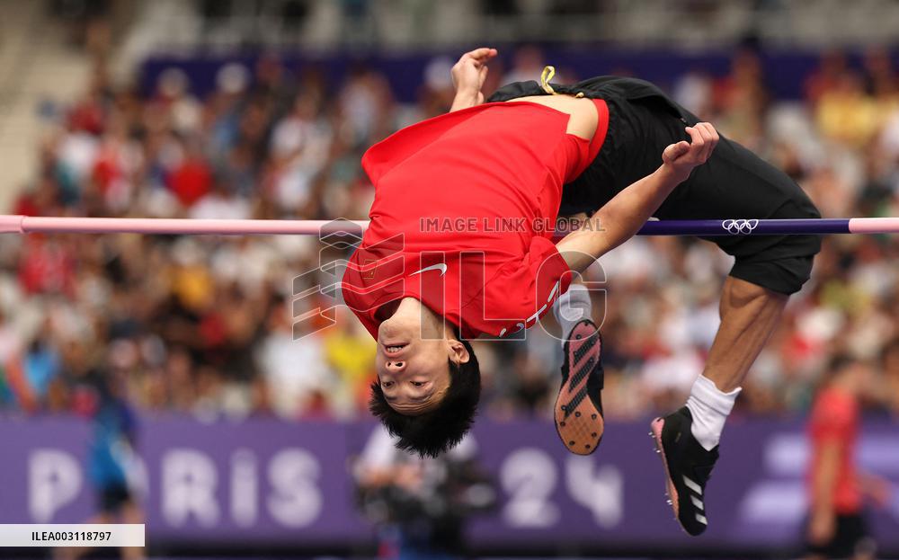 (PARIS2024) FRANCE-PARIS-OLY-ATHLETICS-HIGH JUMP-MEN