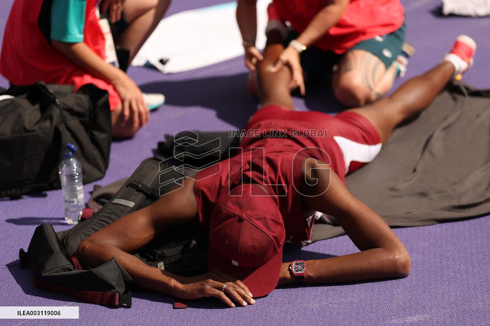 (PARIS2024) FRANCE-PARIS-OLY-ATHLETICS-HIGH JUMP-MEN