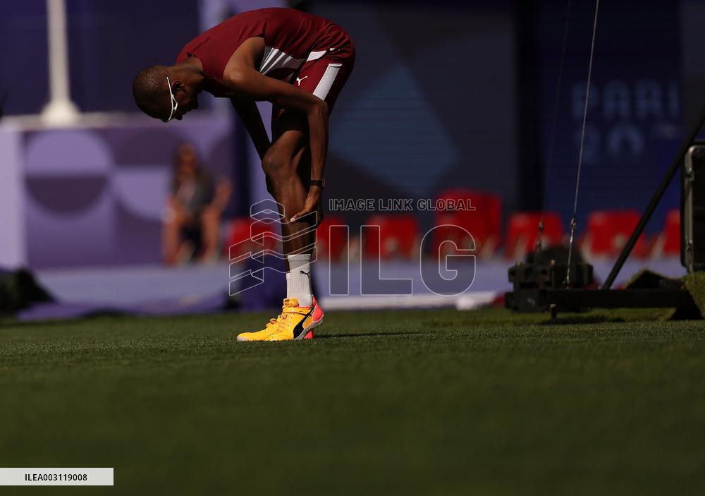 (PARIS2024) FRANCE-PARIS-OLY-ATHLETICS-HIGH JUMP-MEN