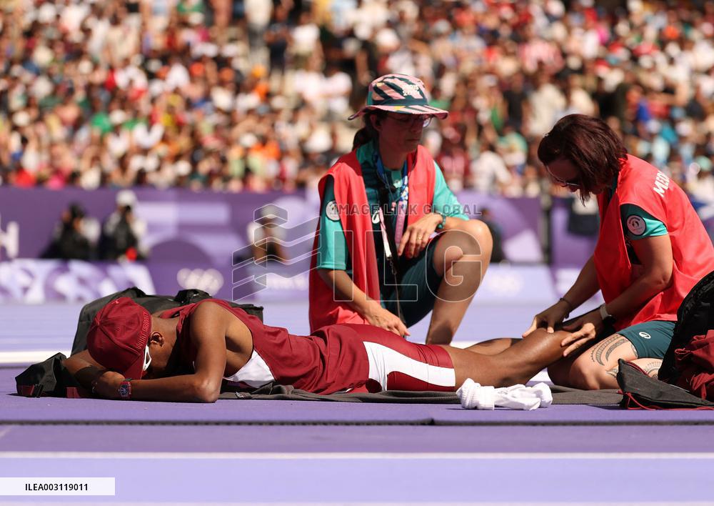 (PARIS2024) FRANCE-PARIS-OLY-ATHLETICS-HIGH JUMP-MEN