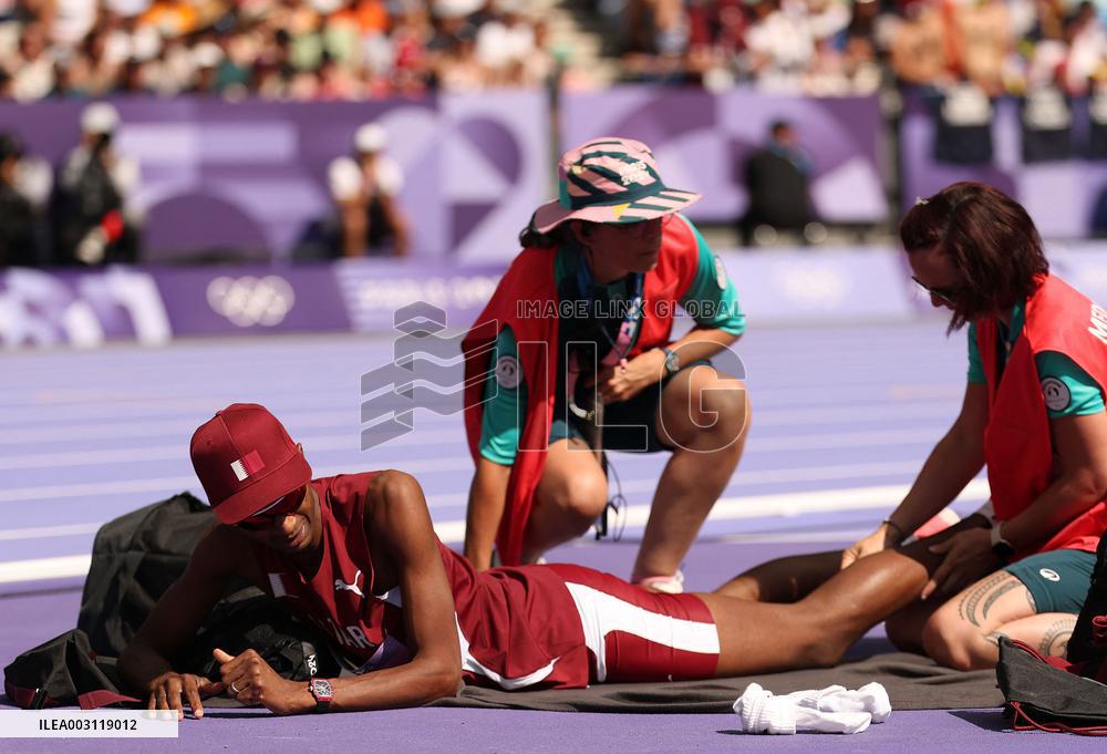 (PARIS2024) FRANCE-PARIS-OLY-ATHLETICS-HIGH JUMP-MEN