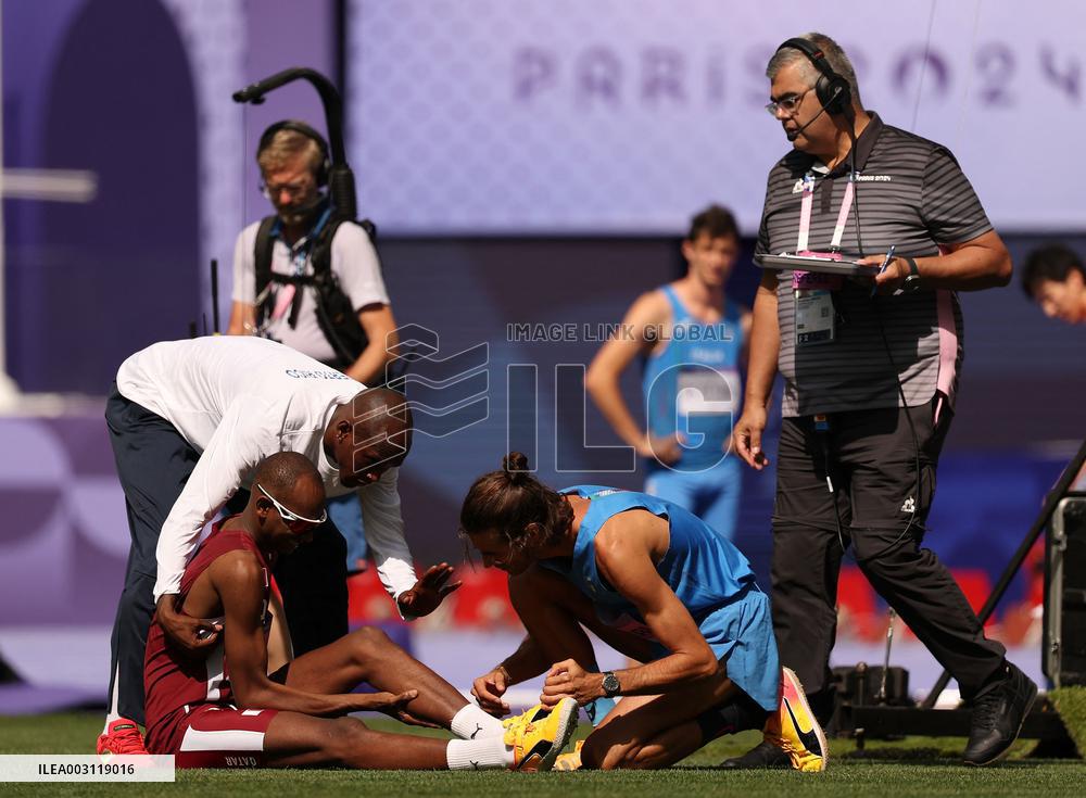 (PARIS2024) FRANCE-PARIS-OLY-ATHLETICS-HIGH JUMP-MEN