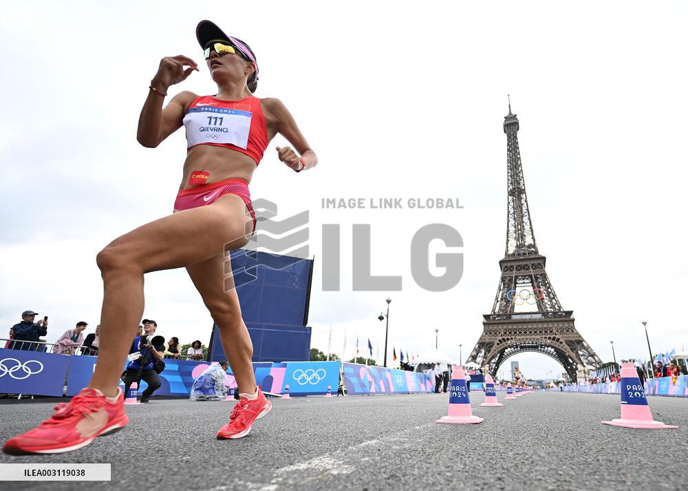 (PARIS2024) FRANCE-PARIS-OLY-ATHLETICS-MARATHON RACE WALK RELAY-MIXED
