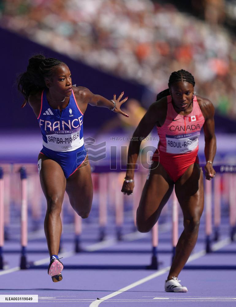 Paris 2024 - Athletics - Cyrena Samba-Mayela At Women 100m Hurdles