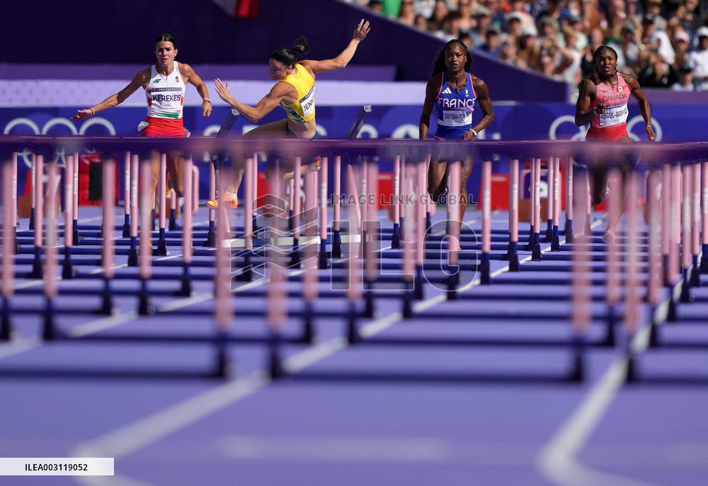 Paris 2024 - Athletics - Cyrena Samba-Mayela At Women 100m Hurdles