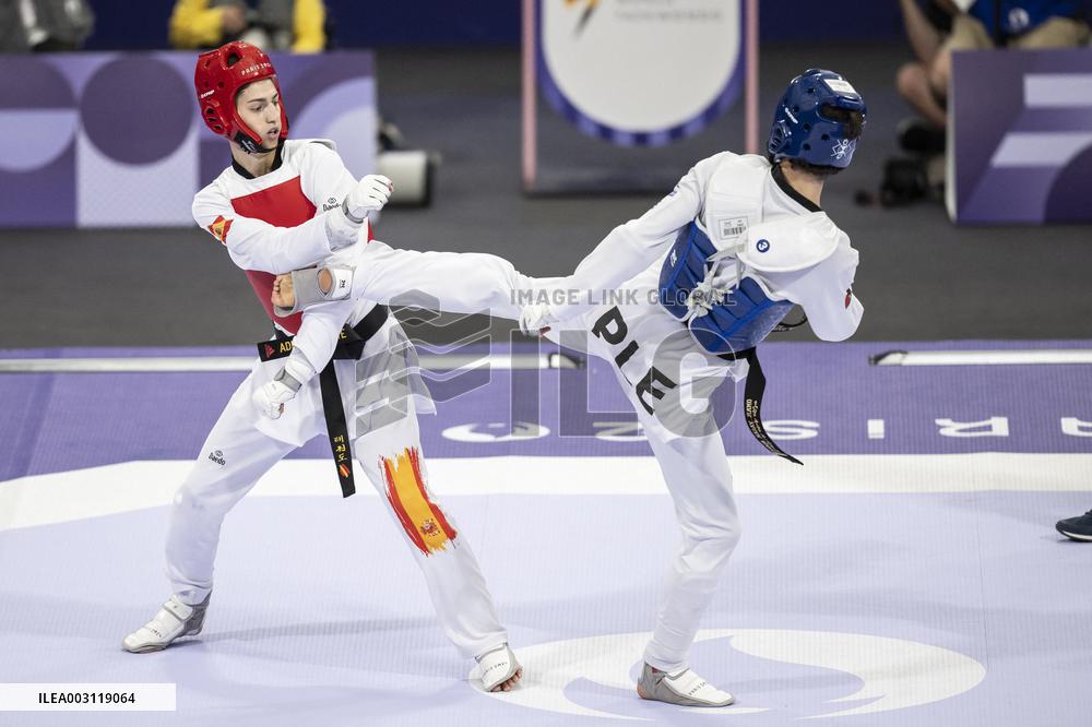 Paris 2024 - Taekwondo - Omar Yaser Ismail Loses To Adrian Vicente