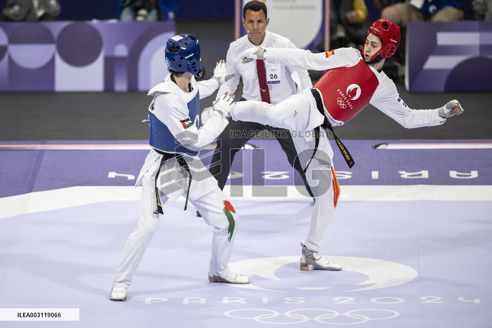 Paris 2024 - Taekwondo - Omar Yaser Ismail Loses To Adrian Vicente