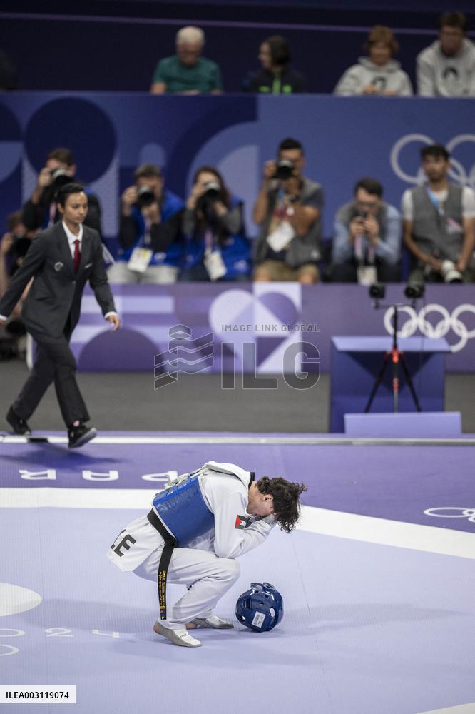 Paris 2024 - Taekwondo - Omar Yaser Ismail Loses To Adrian Vicente