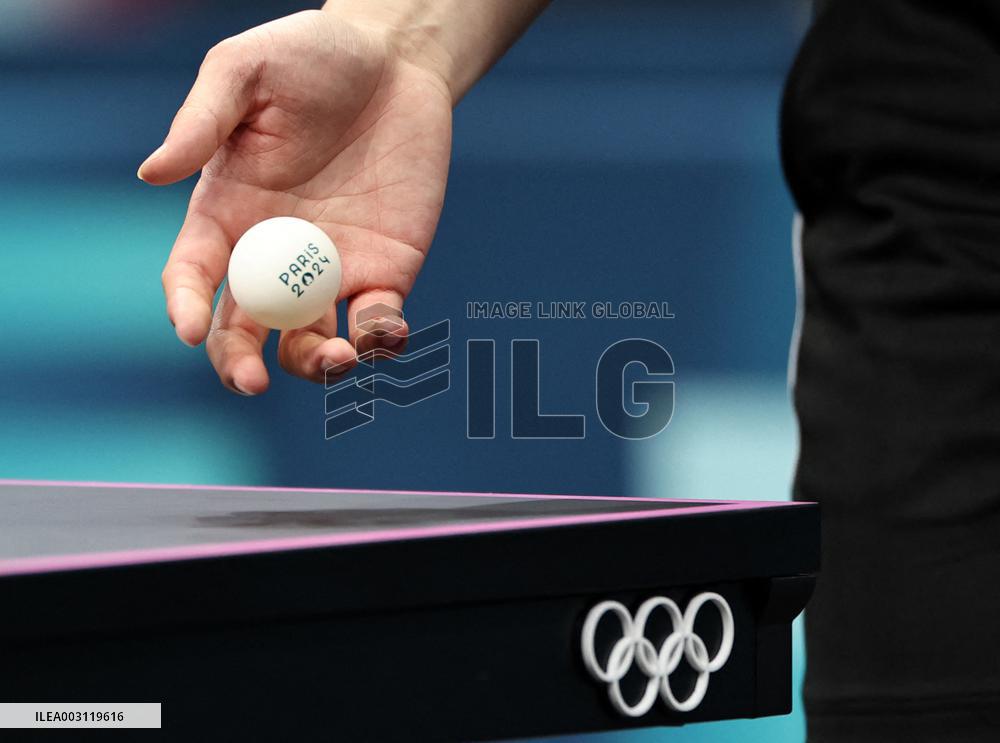(PARIS2024)FRANCE-PARIS-OLY-TABLE TENNIS