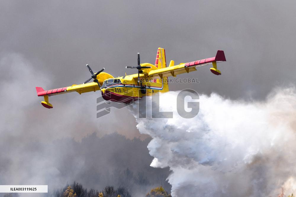CROATIA-SIBENIK-WILDFIRE