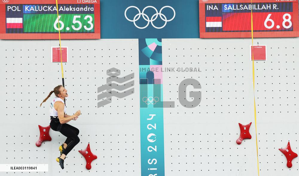 (PARIS2024)FRANCE-LE BOURGET-OLY-SPORT CLIMBING