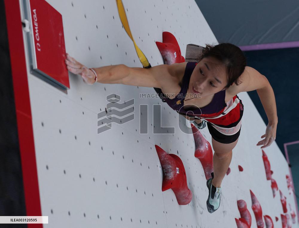 (PARIS2024)FRANCE-LE BOURGET-OLY-SPORT CLIMBING