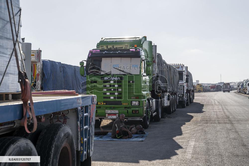Humanitarian Aid Stuck At Rafah Crossing As Gaza Crisis Worsens