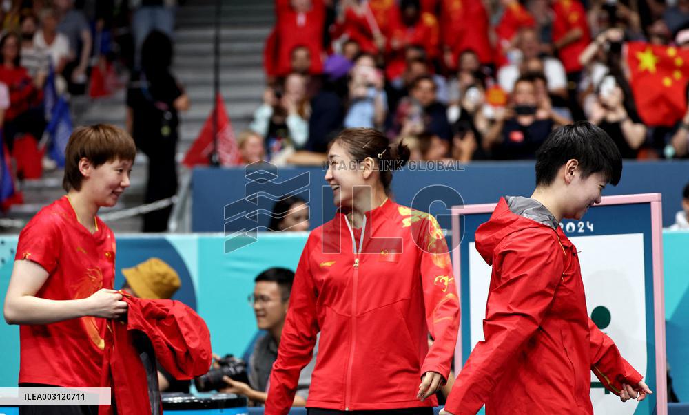 (PARIS2024) FRANCE-PARIS-OLY-TABLE TENNIS
