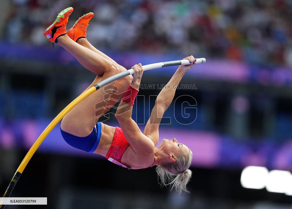 (PARIS2024) FRANCE-PARIS-OLY-ATHLETICS-POLE VAULT-WOMEN