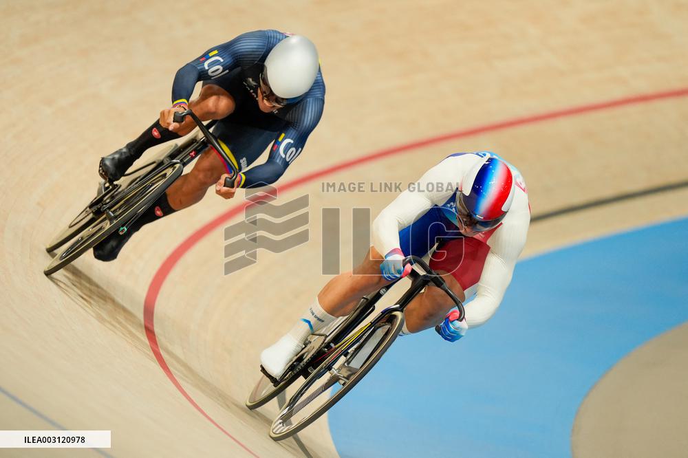 Paris 2024 - Track Cycling Illustrations