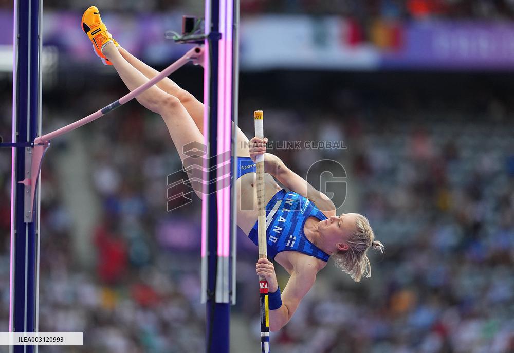 (PARIS2024) FRANCE-PARIS-OLY-ATHLETICS-POLE VAULT-WOMEN