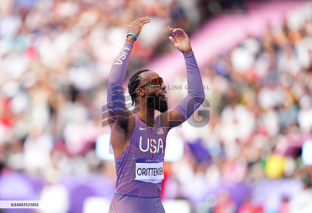 (PARIS2024) FRANCE-PARIS-OLY-ATHLETICS-110M HURDLES-MEN