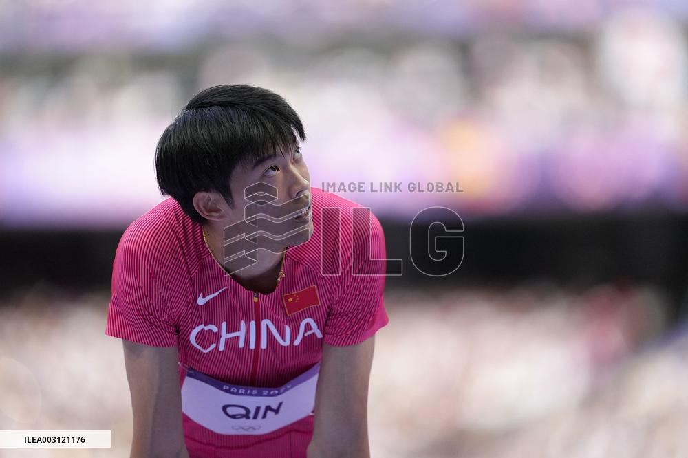 (PARIS2024) FRANCE-PARIS-OLY-ATHLETICS-110M HURDLES-MEN