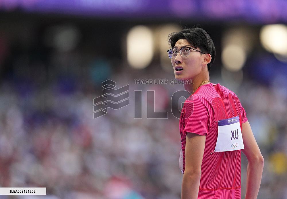 (PARIS2024) FRANCE-PARIS-OLY-ATHLETICS-110M HURDLES-MEN