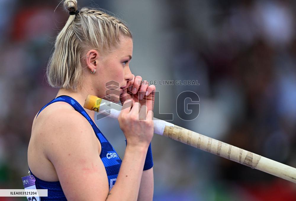 (PARIS2024) FRANCE-PARIS-OLY-ATHLETICS-POLE VAULT-WOMEN