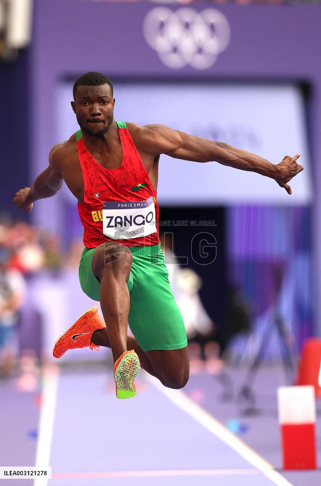 (PARIS2024) FRANCE-PARIS-OLY-ATHLETICS-TRIPLE JUMP-MEN