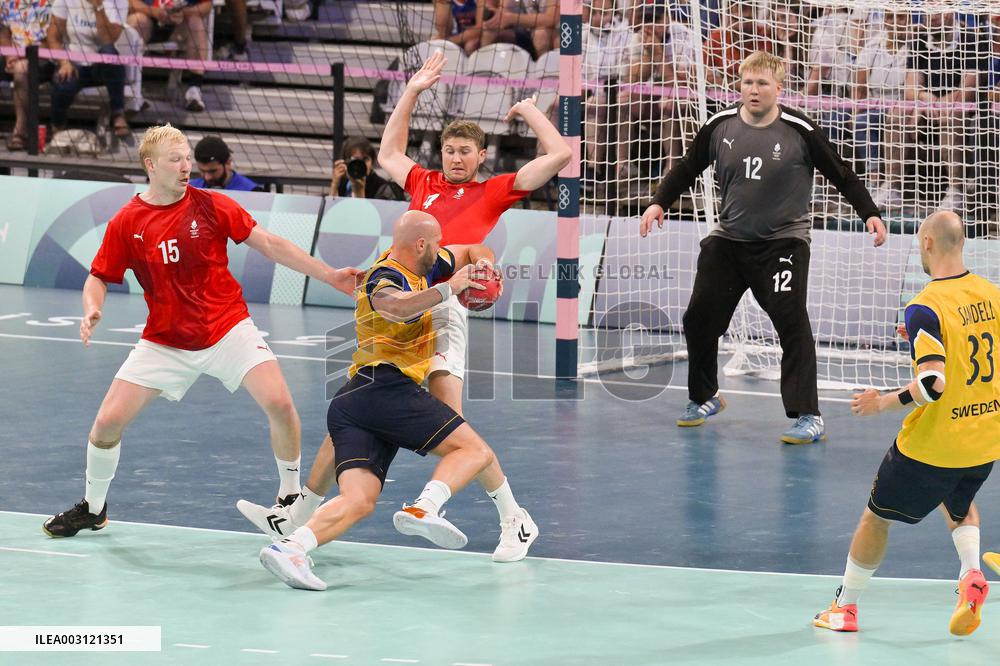 Paris 2024 - Men's Handball Danmark v Sweden