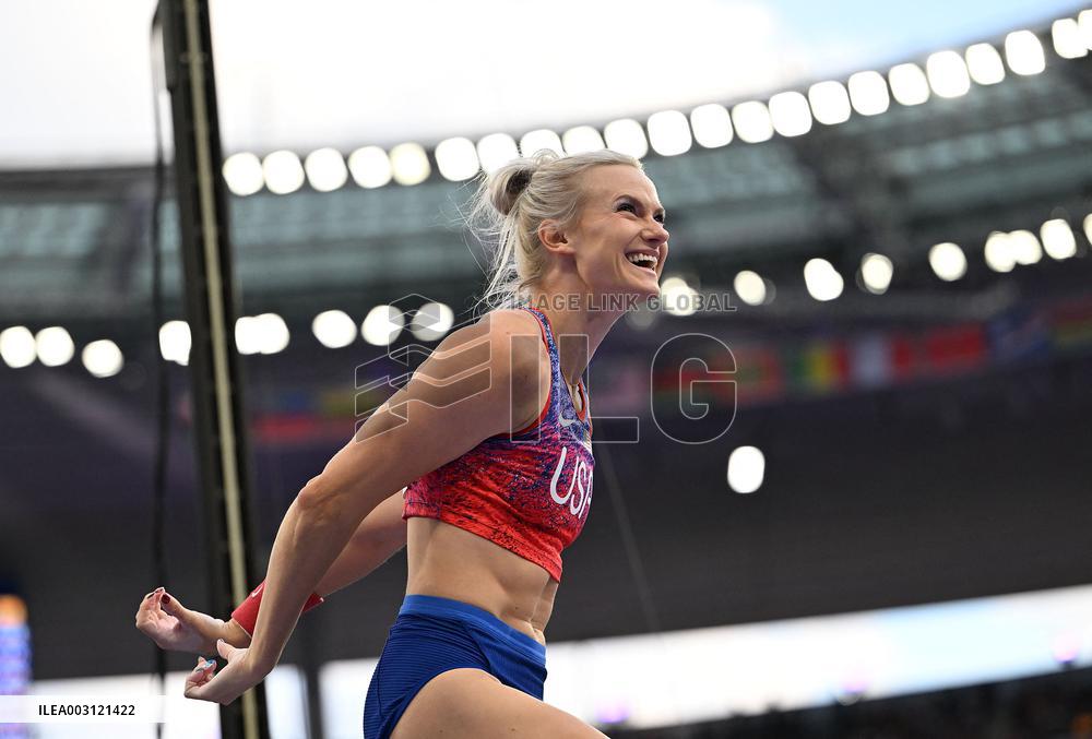 (PARIS2024) FRANCE-PARIS-OLY-ATHLETICS-POLE VAULT-WOMEN