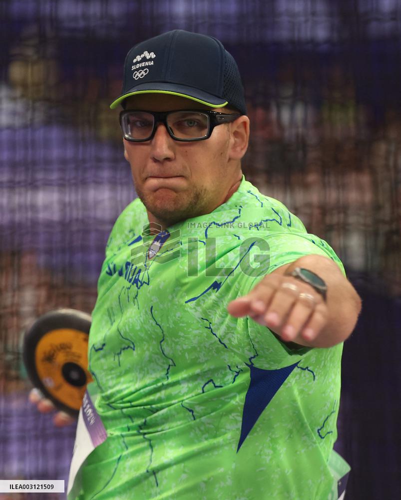 (PARIS2024) FRANCE-PARIS-OLY-ATHLETICS-DISCUS THROW-MEN