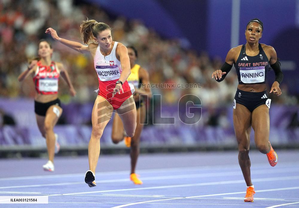 (PARIS2024) FRANCE-PARIS-OLY-ATHLETICS-400M-WOMEN