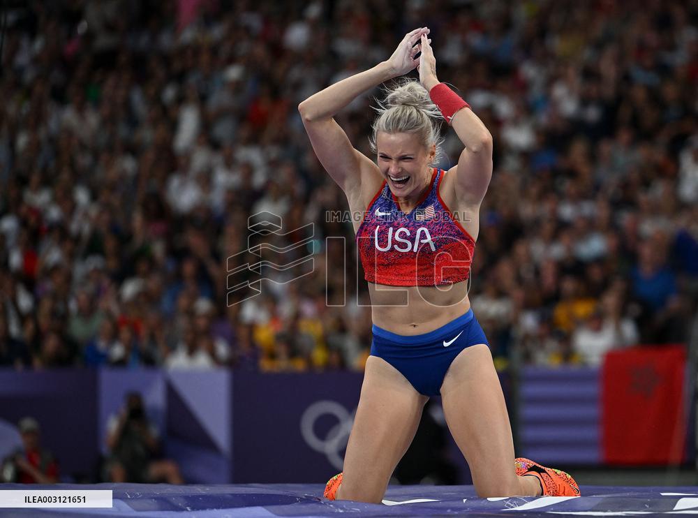 (PARIS2024) FRANCE-PARIS-OLY-ATHLETICS-POLE VAULT-WOMEN