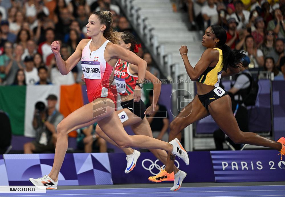 (PARIS2024) FRANCE-PARIS-OLY-ATHLETICS-400M-WOMEN